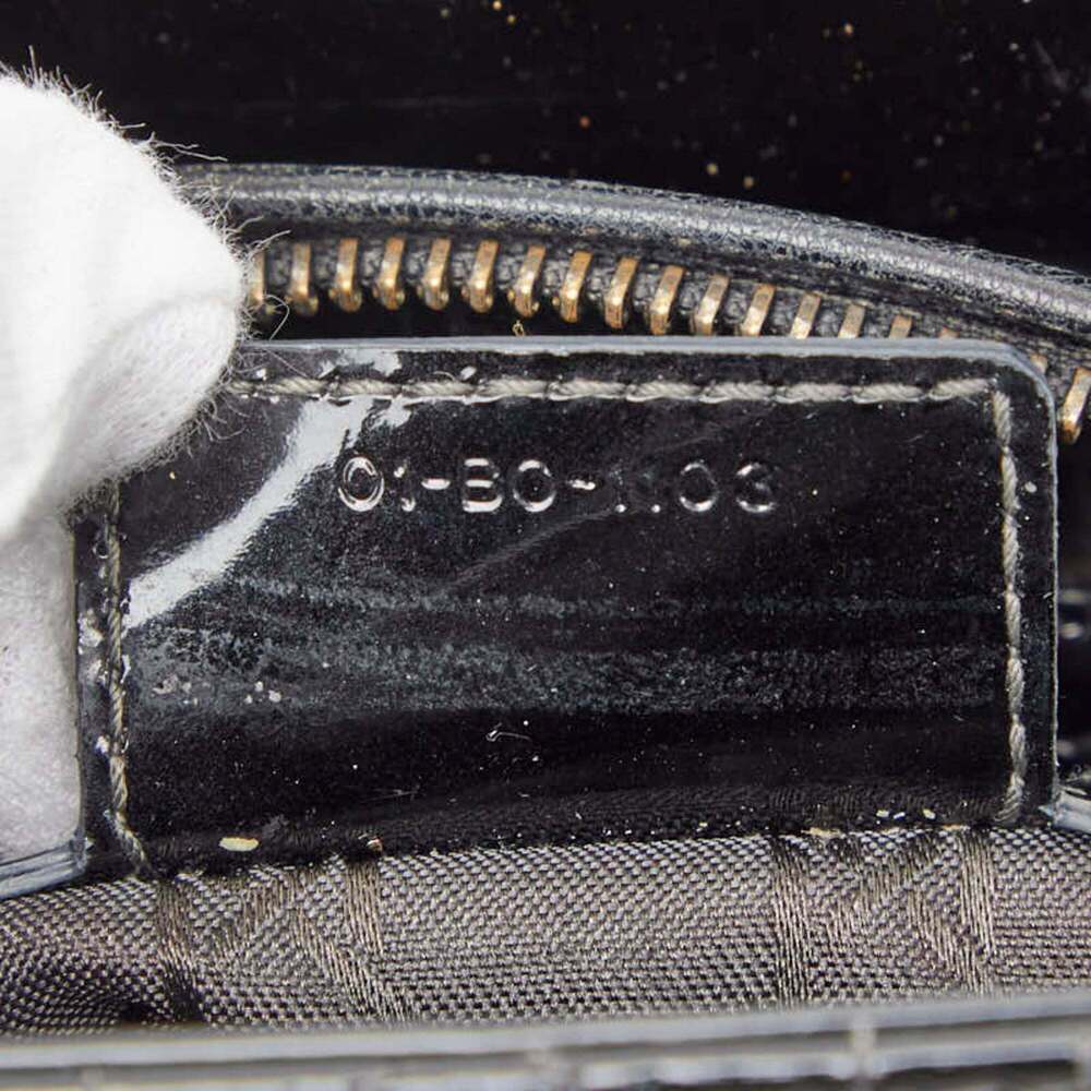 CHRISTIAN DIOR Black Leather Shoulder Bag - Picture 10 of 10